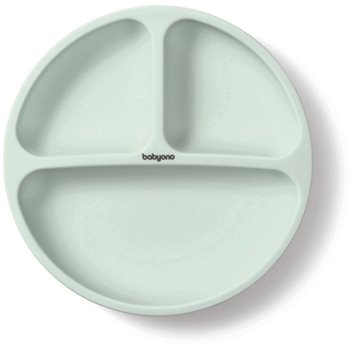 BabyOno Siilicone Plate 6m+ farfurie compartimentată cu ventuză - imagine 2